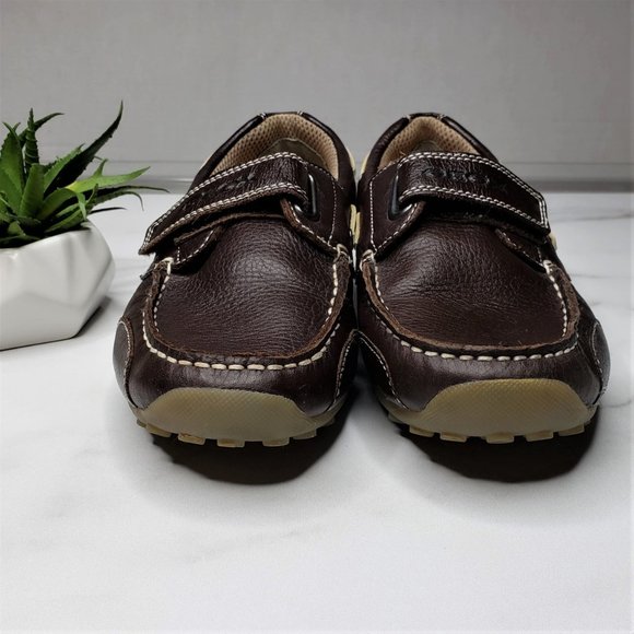 NWOB ITALIAN GEOX RESPIRA Leather Sneaker, Size 5 - Picture 3 of 7